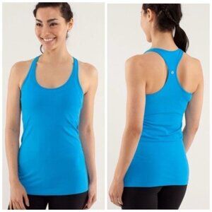 Lululemon Cool Racerback Tank Top Teal Size 6 | Athleisure Y2K Gym Core